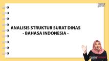 Analisis Struktur Surat Dinas