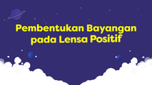 Pembentukan Bayangan pada Lensa Positif