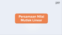 Persamaan Nilai Mutlak Linear Bentuk V