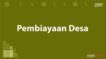 Pembiayaan Desa