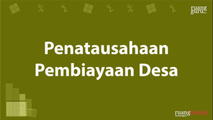 Penatausahaan Pembiayaan Desa