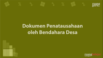 Dokumen Penatausahaan Bendahara Desa