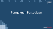 Pengakuan Persediaan