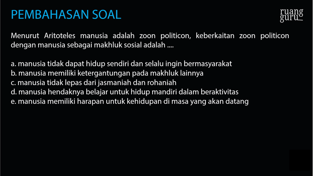 Menurut Aritoteles Manusia Adalah Zoon Politicon Menurut Aritoteles Manusia Adalah Zoon Politicon