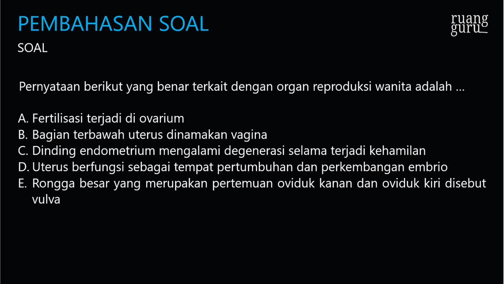 Pernyataan Berikut Yang Benar Terkait Dengan Organ