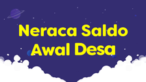 Neraca Saldo Awal Desa