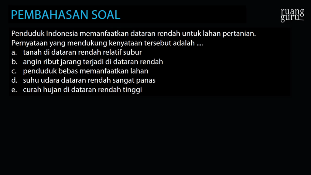 Bagaimana Warga Karawang Memanfaatkan Dataran Rendah Penduduk Indonesia memanfaatkan dataran rendah unt...