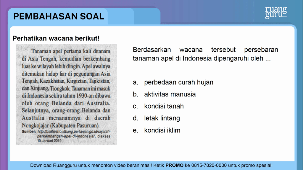 Perhatikan Wacana Berikut! Berdasarkan Wacan...