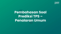 Video 1 TPS Penalaran Umum Prediksi 2021 C