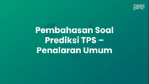 Video 7 TPS Penalaran Umum Prediksi 2021 C