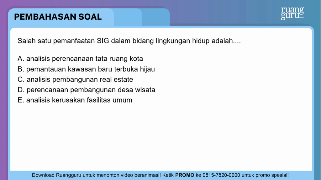 Salah Satu Pemanfaatn Sig Dalam Bidang Lingkungan Hidup Adalah - Homecare24