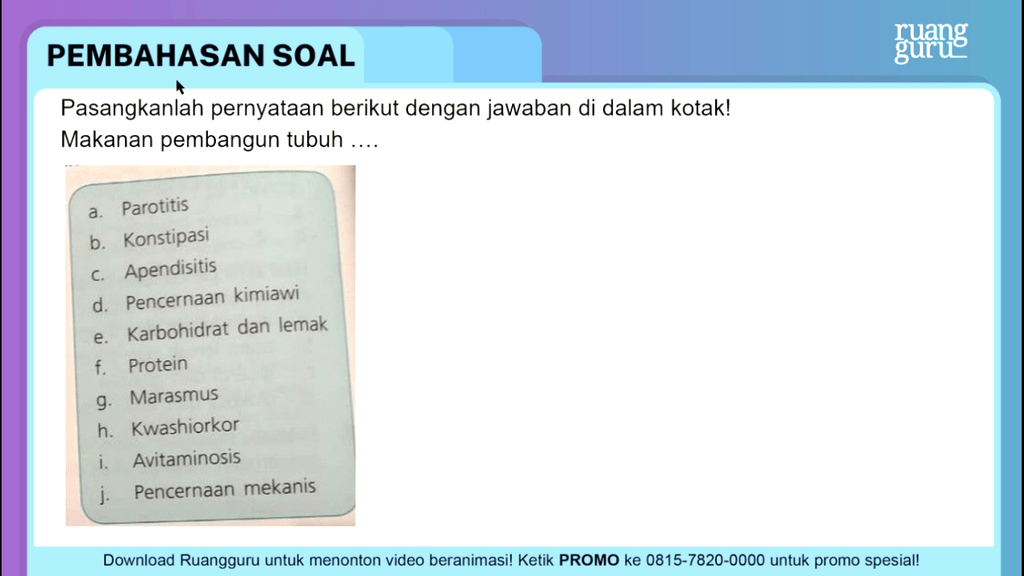 Pasangkanlah Pernyataan Berikut Dengan Jawaban Di ...