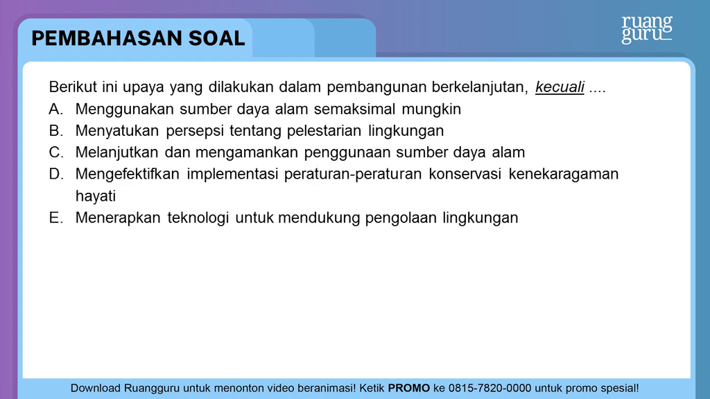 Berikut Ini Upaya Yang Dilakukan Dalam Pembangunan...