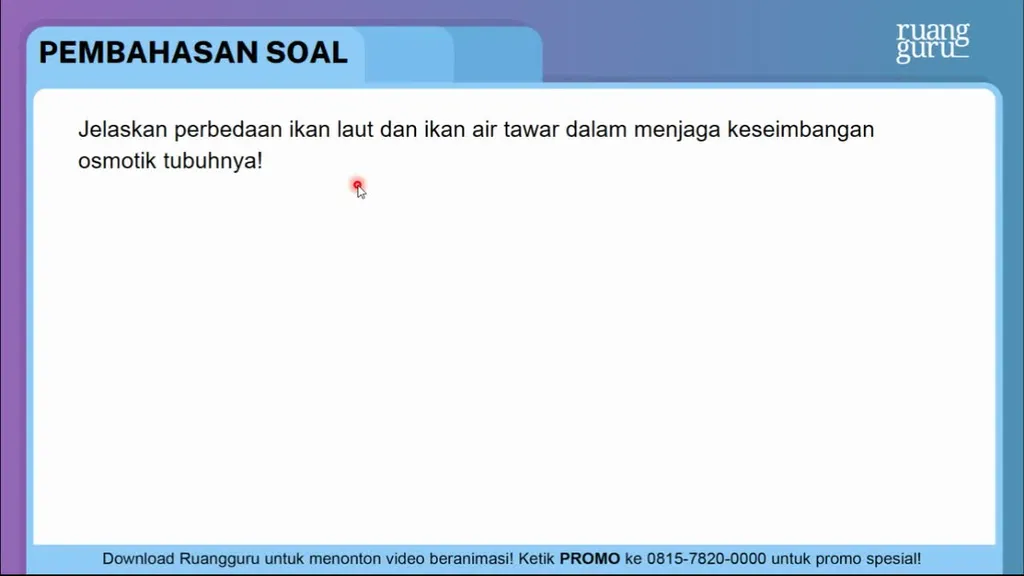 540 Jelaskan Perbedaan Osmoregulasi Pada Ikan Air Tawar Dan Ikan Air Laut HD Terbaru