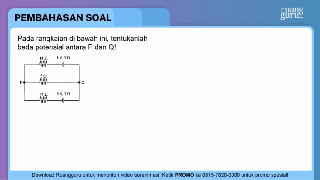 Pada Rangkaian Di Bawah Ini, Tentukanlah Beda Pote...