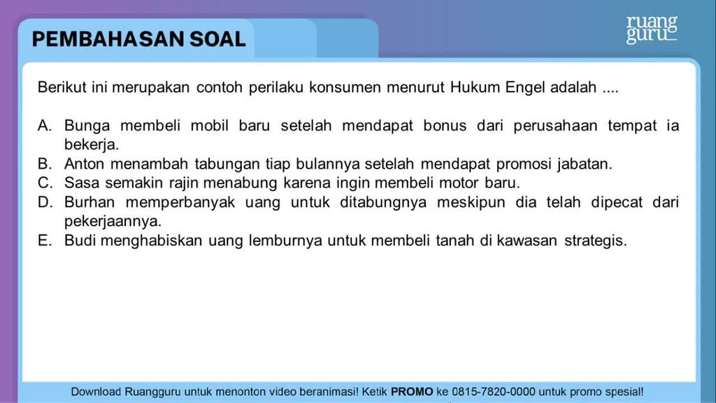 Apa Itu Hukum Engel