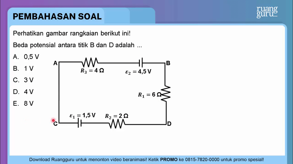 Perhatikan Gambar Rangkaian Listrik Berikut Ini!