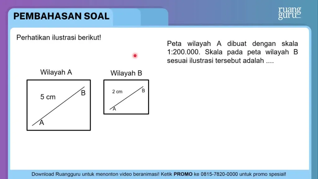 Perhatikan Ilustrasi Berikut! Peta Wilayah A...