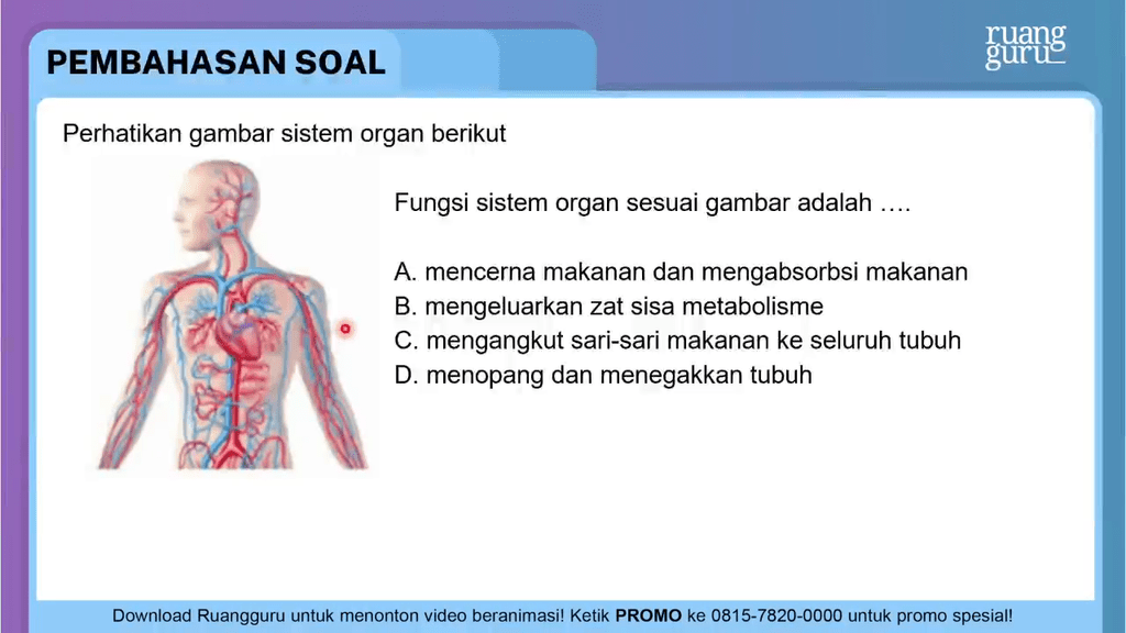 Gambar organ sesuai adalah sistem fungsi Sistem Organ