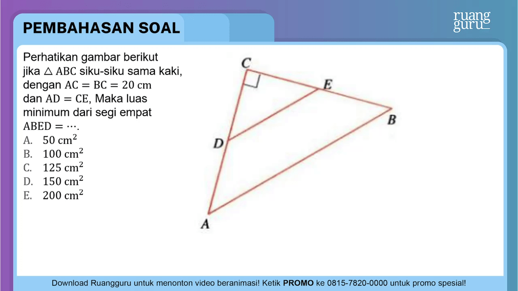 Perhatikan Gambar Berikut. Jika A BC Si...