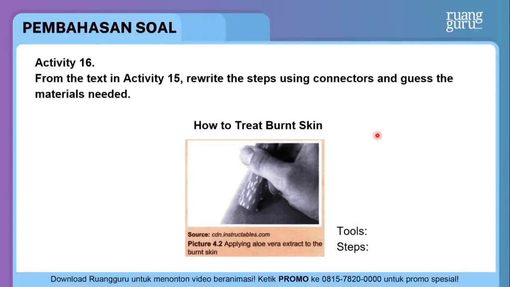What Is The Purpose Of The Text In Activity 16 What Is The Purpose Of The Text In Activity 16