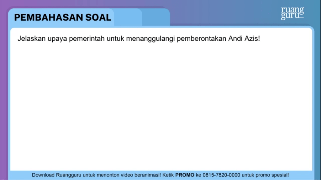 Jelaskan Upaya Pemerintah Untuk Menanggulangi Pemb...