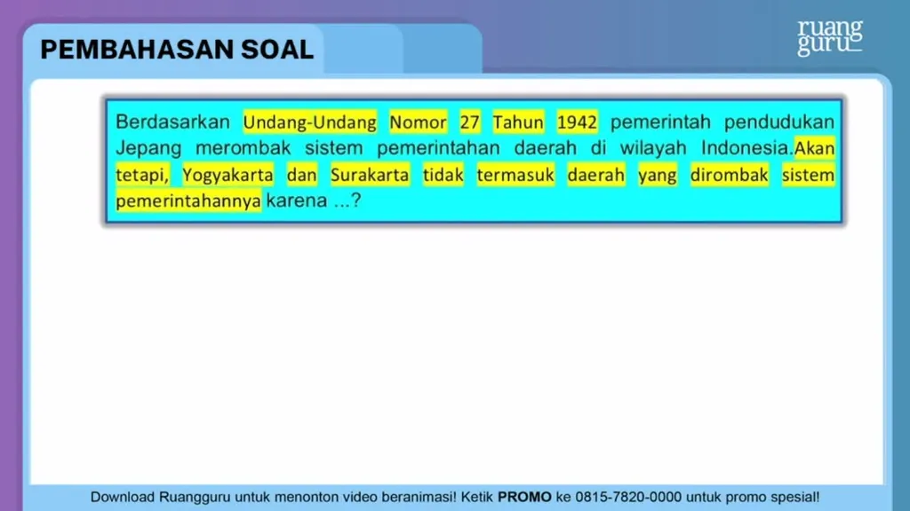 Berdasarkan Undang Undang Nomor 27 Tahun 1942 Peme