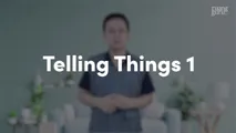 Telling Things 1