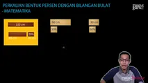 Perkalian Bentuk Persen dengan Bilangan Bulat