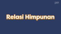 Relasi Himpunan