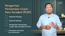 Pengertian Persamaan Linear Satu Variabel (PLSV)