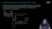 Latihan Soal Jarak dan Perpindahan