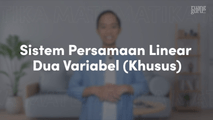 Sistem Persamaan Linear Dua Variabel (Khusus)