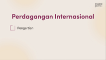 Perdagangan Internasional