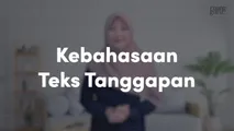 Kebahasaan Teks Tanggapan