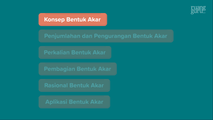 Perkalian Bentuk Akar