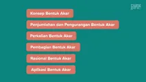 Pembagian Bentuk Akar