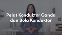 Pelat Konduktor Ganda dan Bola Konduktor