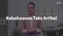 Kebahasaan Teks Artikel