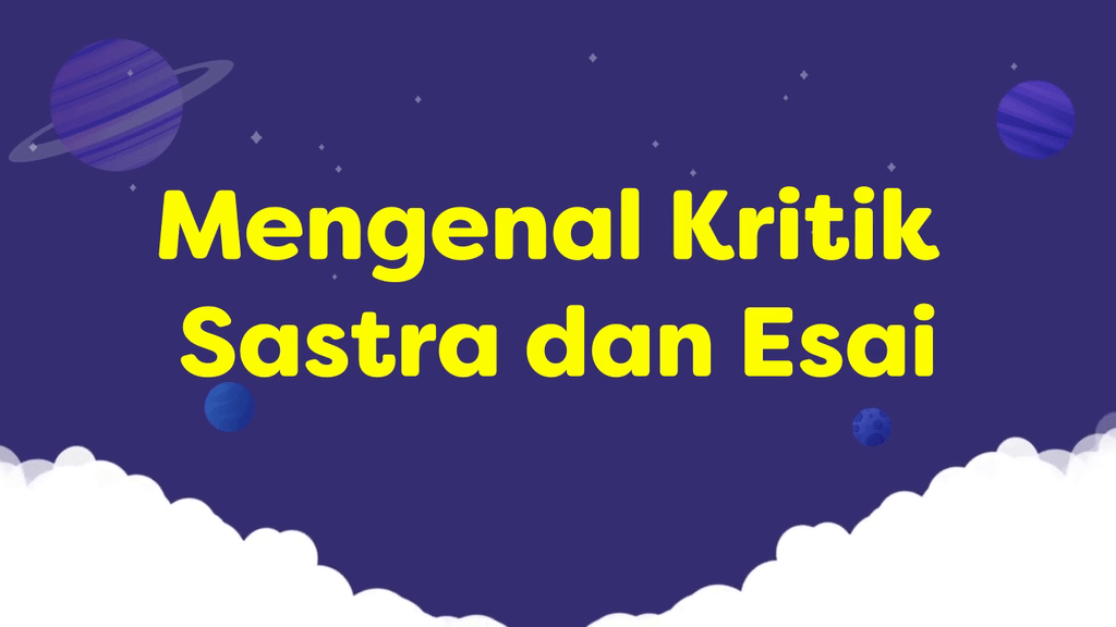 Sebutkan Jenis-jenis Esai