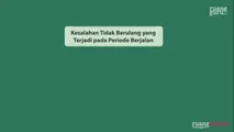 Kesalahan Tidak Berulang yang Terjadi pada Periode Berjalan