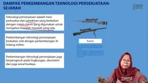 Dampak Perkembangan Teknologi Persenjataan