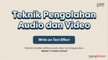 Membuat Write On Text Effect