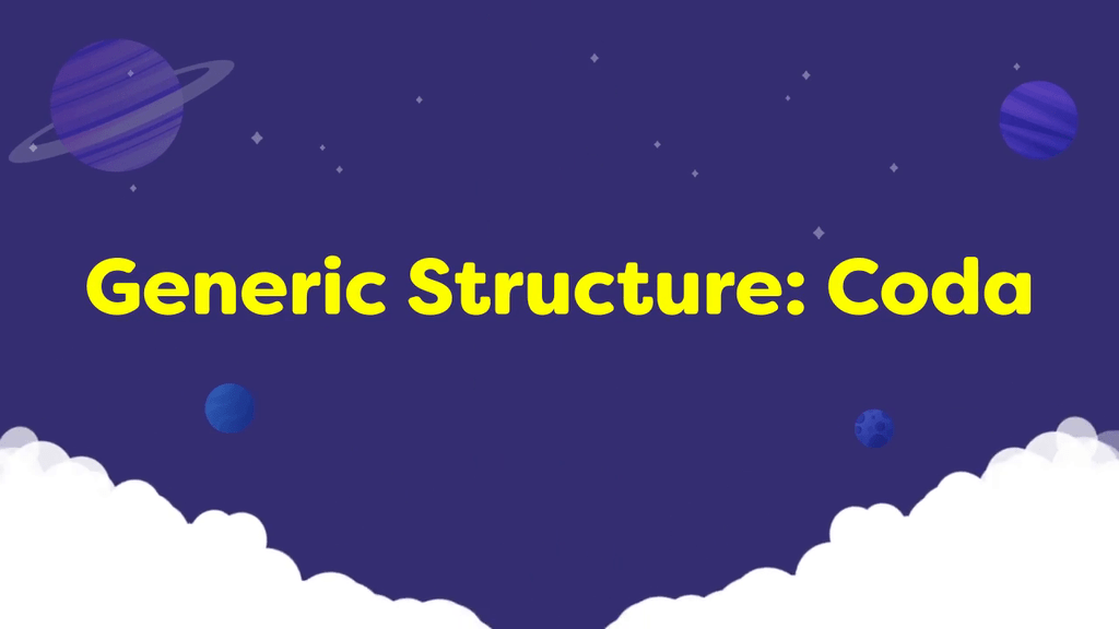 Video belajar Generic Structure - Coda Bahasa Inggris untuk Kelas 11