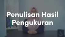 Penulisan Hasil Pengukuran