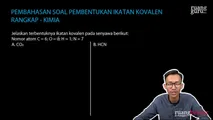 Pembahasan Soal Pembentukan Ikatan Kovalen Rangkap