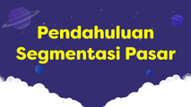 Pendahuluan Segmentasi Pasar