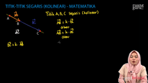 Titik-Titik Segaris (Kolinear) Secara Vektor