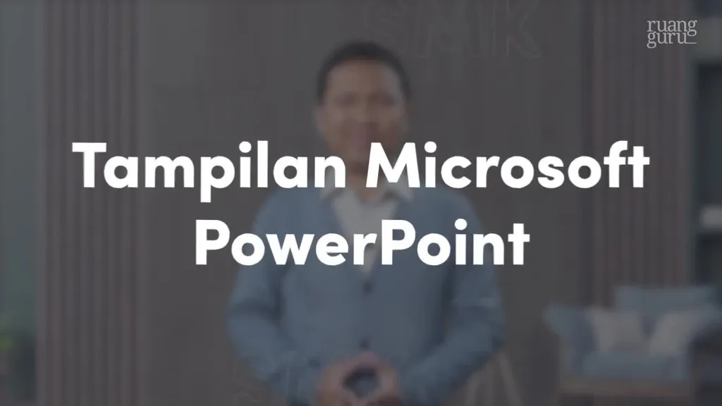 Tampilan Microsoft Powerpoint