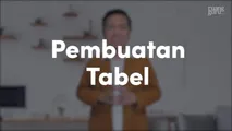 Pembuatan Tabel